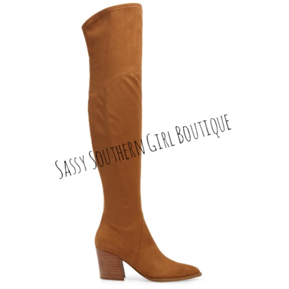 🆕⭐Marc Fisher tan over the knee boots
